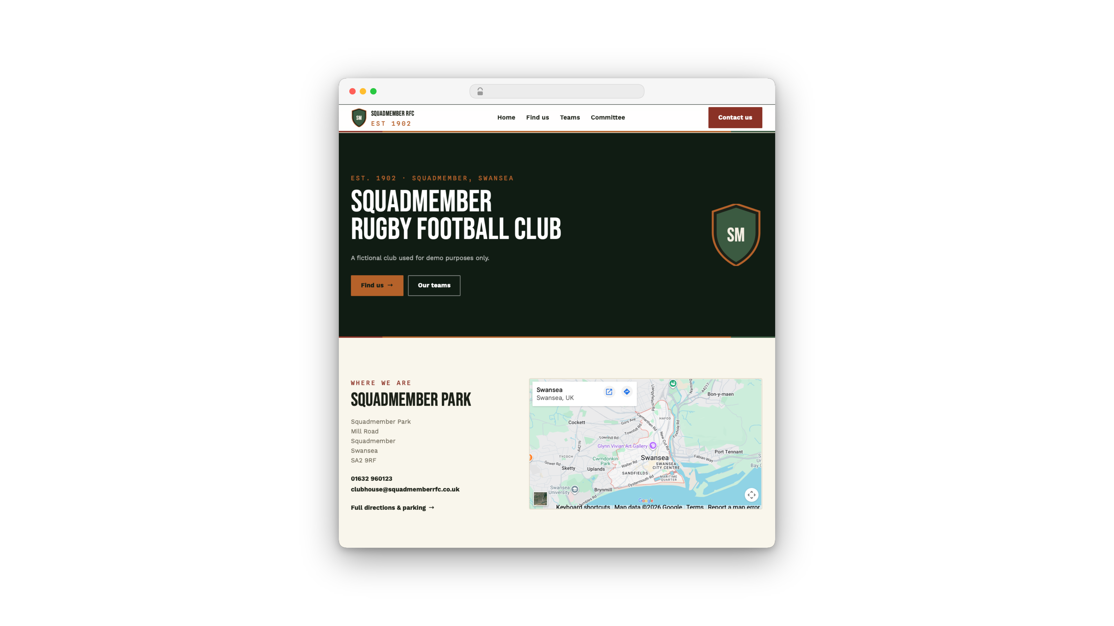 Built to Last website preview